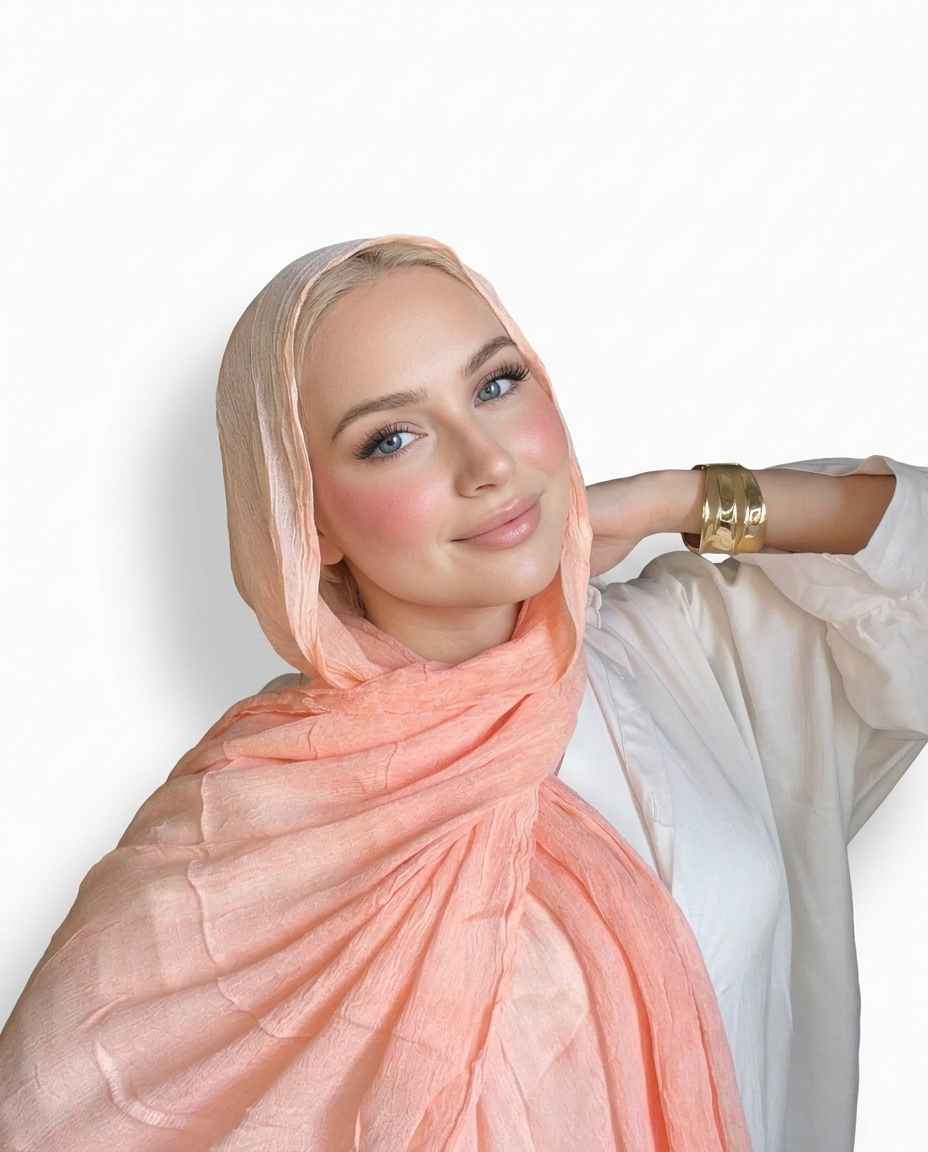 Ruffled Thai Hijab - Simone