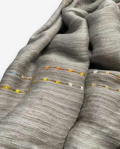 Dotted Thai Hijab - Grey